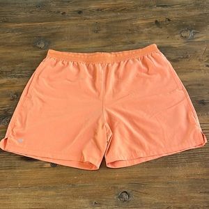 Fabletics Athletic Shorts (lined) NWOT
Peach, orange